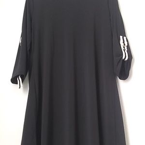 Long sleeve striped dress